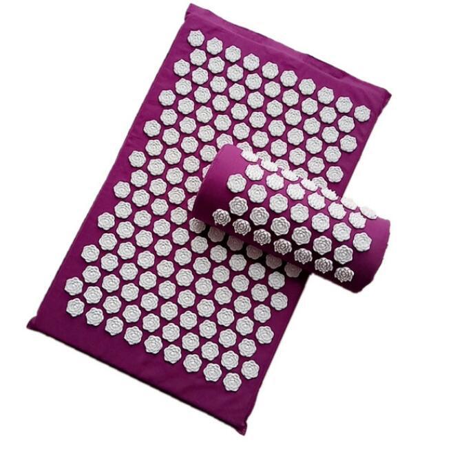 Yoga and Acupressure Mat and Pillow Cushion Massage