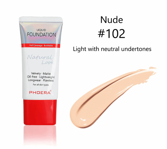 PHOERA Natural Look Liquid Foundation