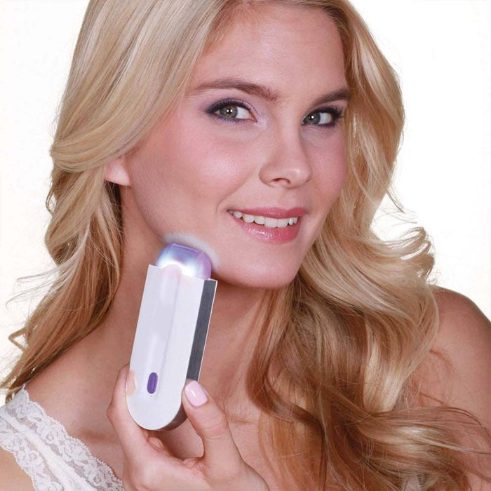 Induction laser epilator