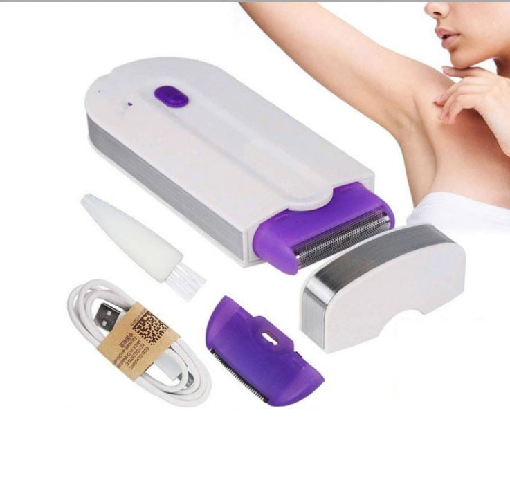 Induction laser epilator