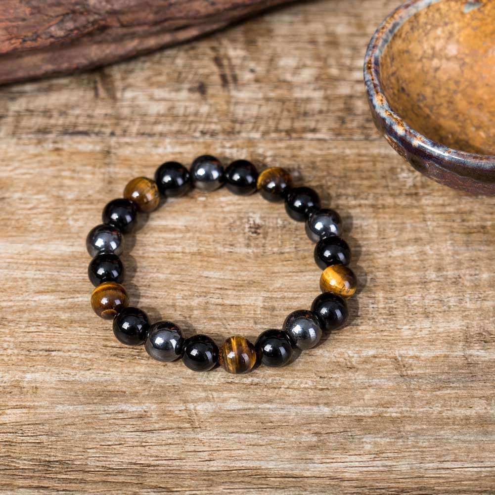 Minimalist tiger eye bracelet