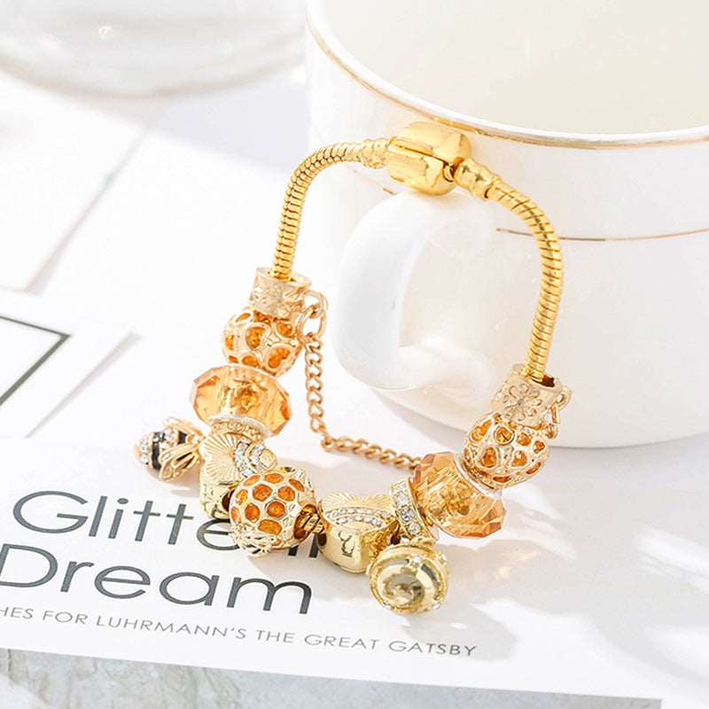 Golden Bee Fashion Bracelet