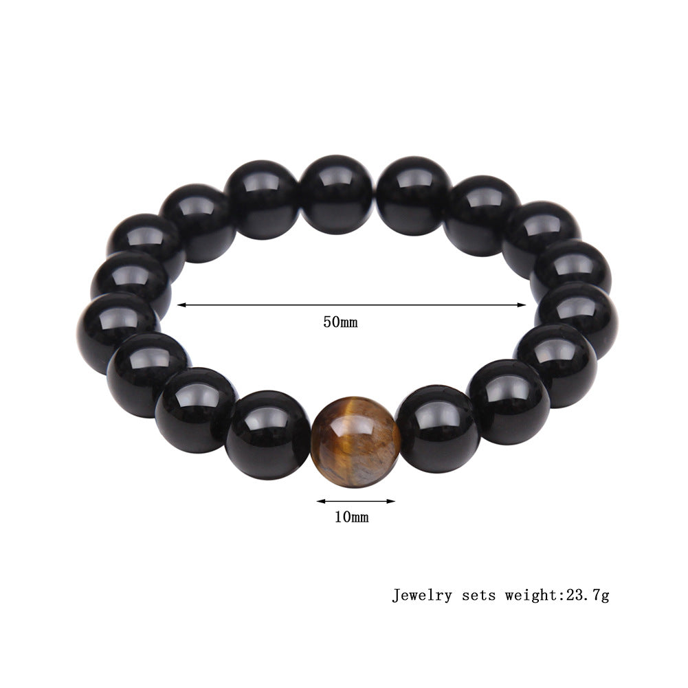 Minimalist tiger eye bracelet