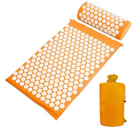 Yoga and Acupressure Mat and Pillow Cushion Massage