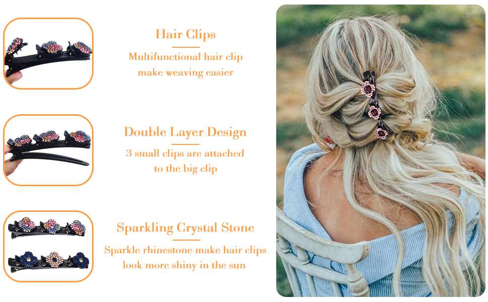 8 Hair Clips Kit