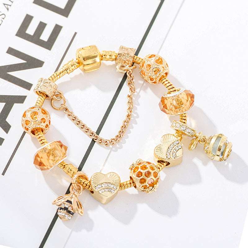 Golden Bee Fashion Bracelet