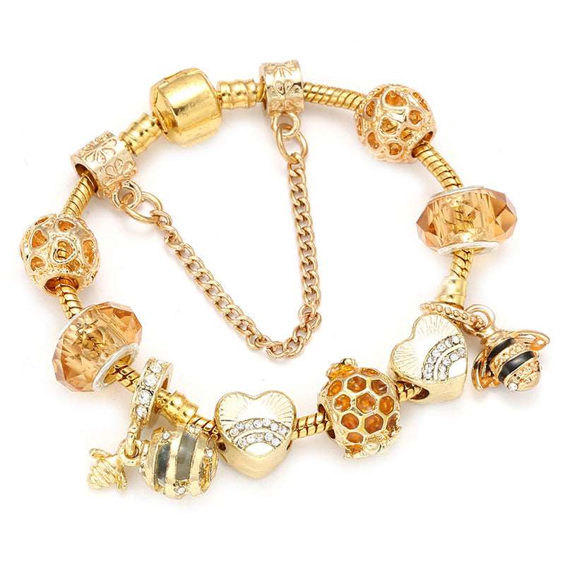 Golden Bee Fashion Bracelet