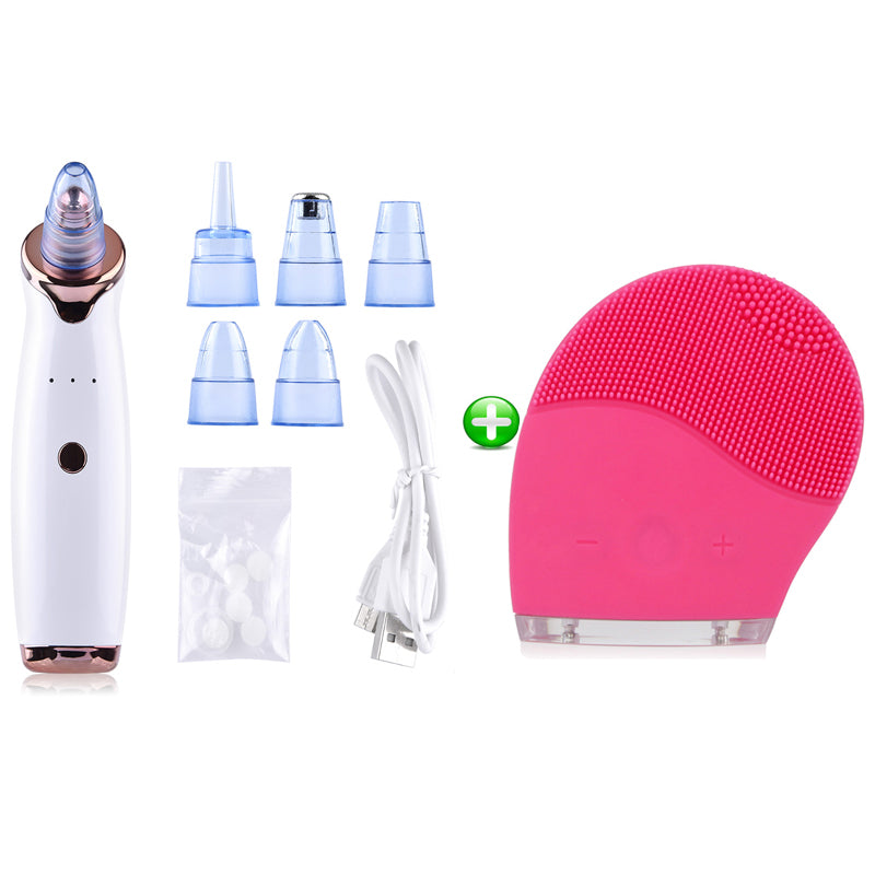 Facial cleansing and acne, blackheads and pimples removal tool