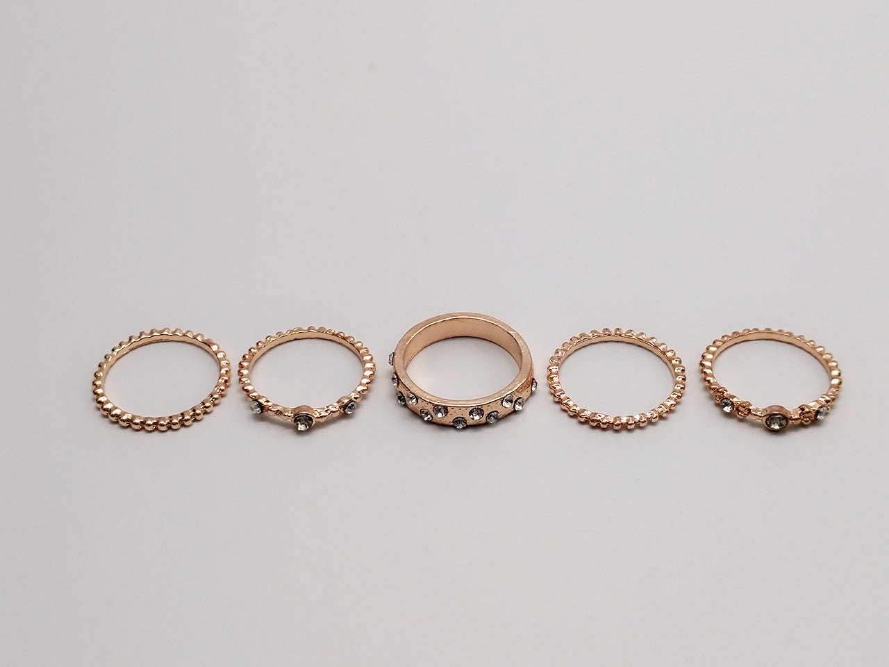 Set of 5 Bohemian Rings Bohemia