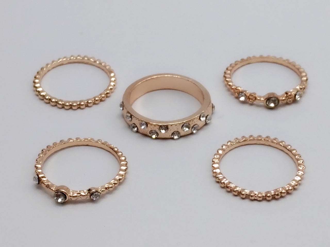 Set of 5 Bohemian Rings Bohemia