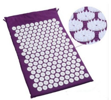 Tapis de yoga et d'acupression et massage sur coussin d'oreiller