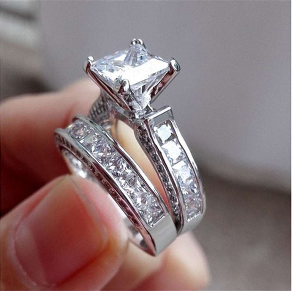 Double diamond ring