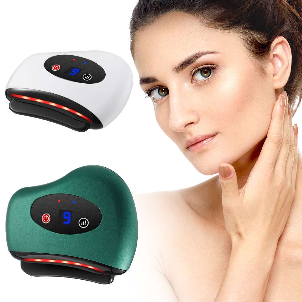 Electric Gua Sha Massager with Vibration and Heating