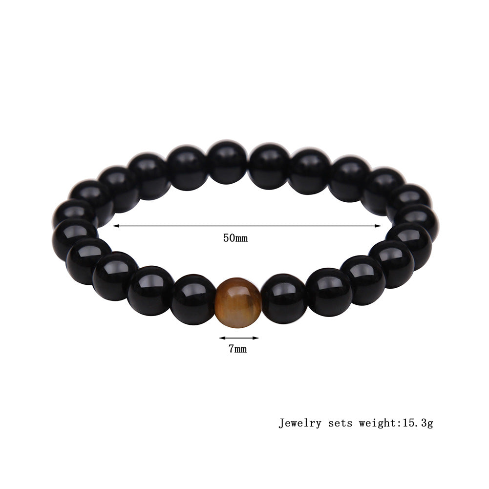 Minimalist tiger eye bracelet