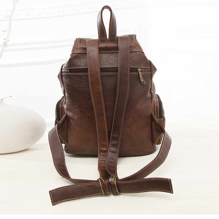 Retro shoulder bag female new female bag fashion trend hook women's backpack student bag