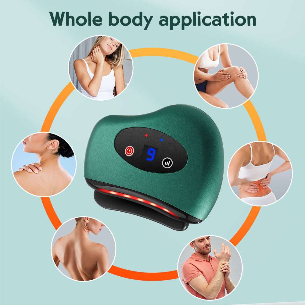 Electric Gua Sha Massager with Vibration and Heating