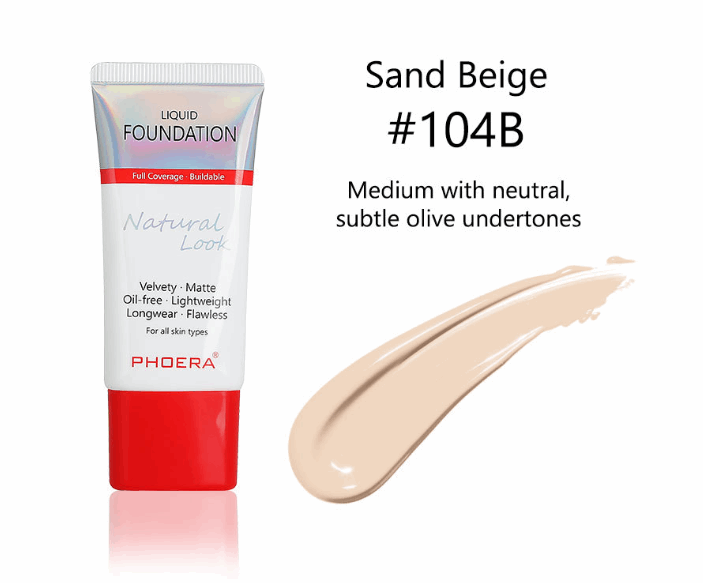 PHOERA Natural Look Liquid Foundation