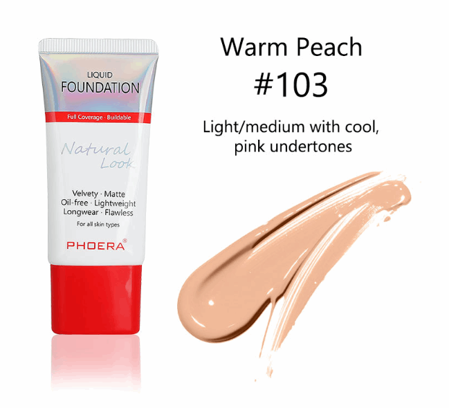 PHOERA Natural Look Liquid Foundation