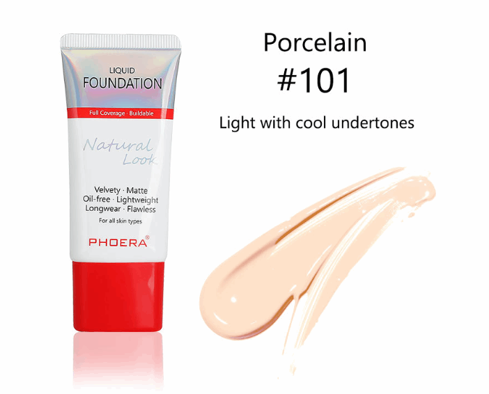 PHOERA Natural Look Liquid Foundation