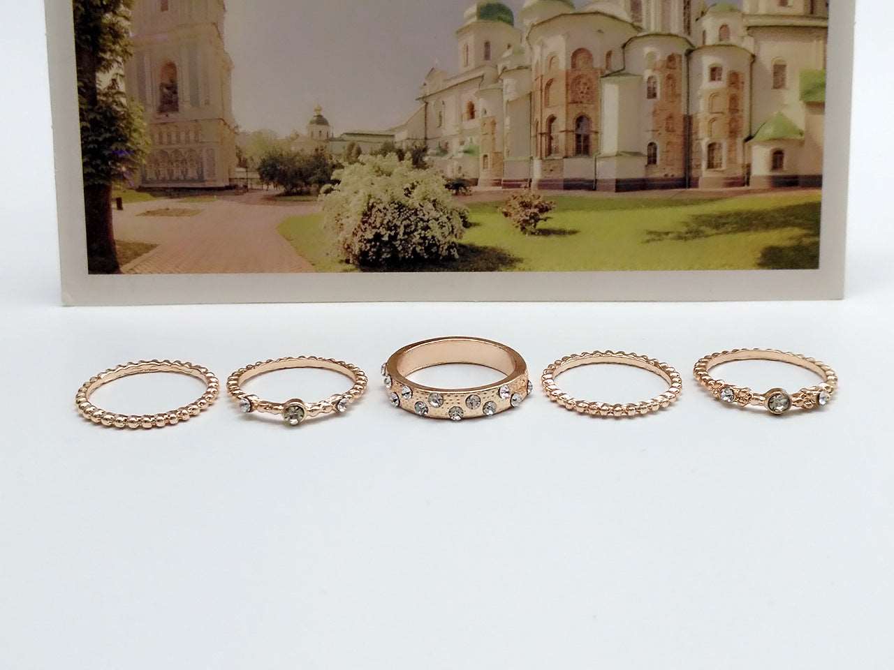 Set of 5 Bohemian Rings Bohemia