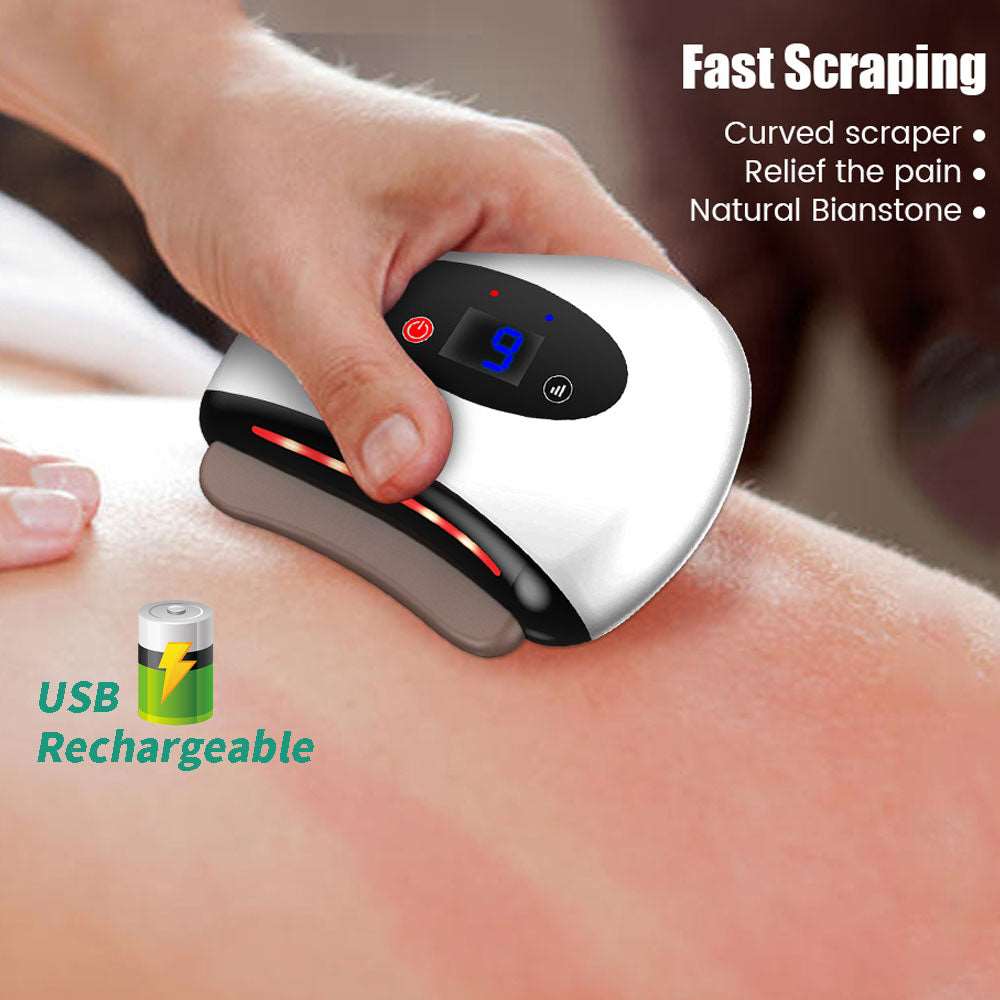 Electric Gua Sha Massager with Vibration and Heating