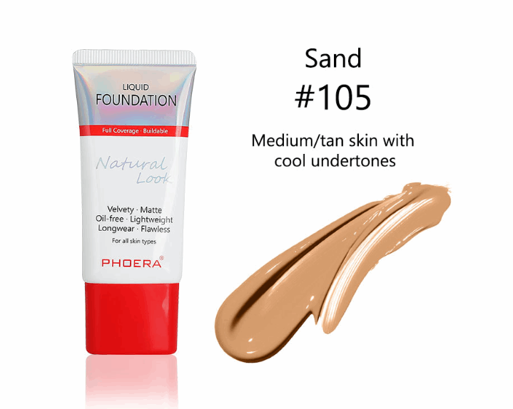 PHOERA Natural Look Liquid Foundation