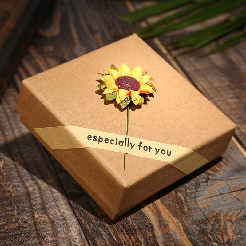 You Are My Sunshine Sunflower Necklace Women